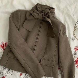 Banana Republic Petites Cropped Wool Jacket